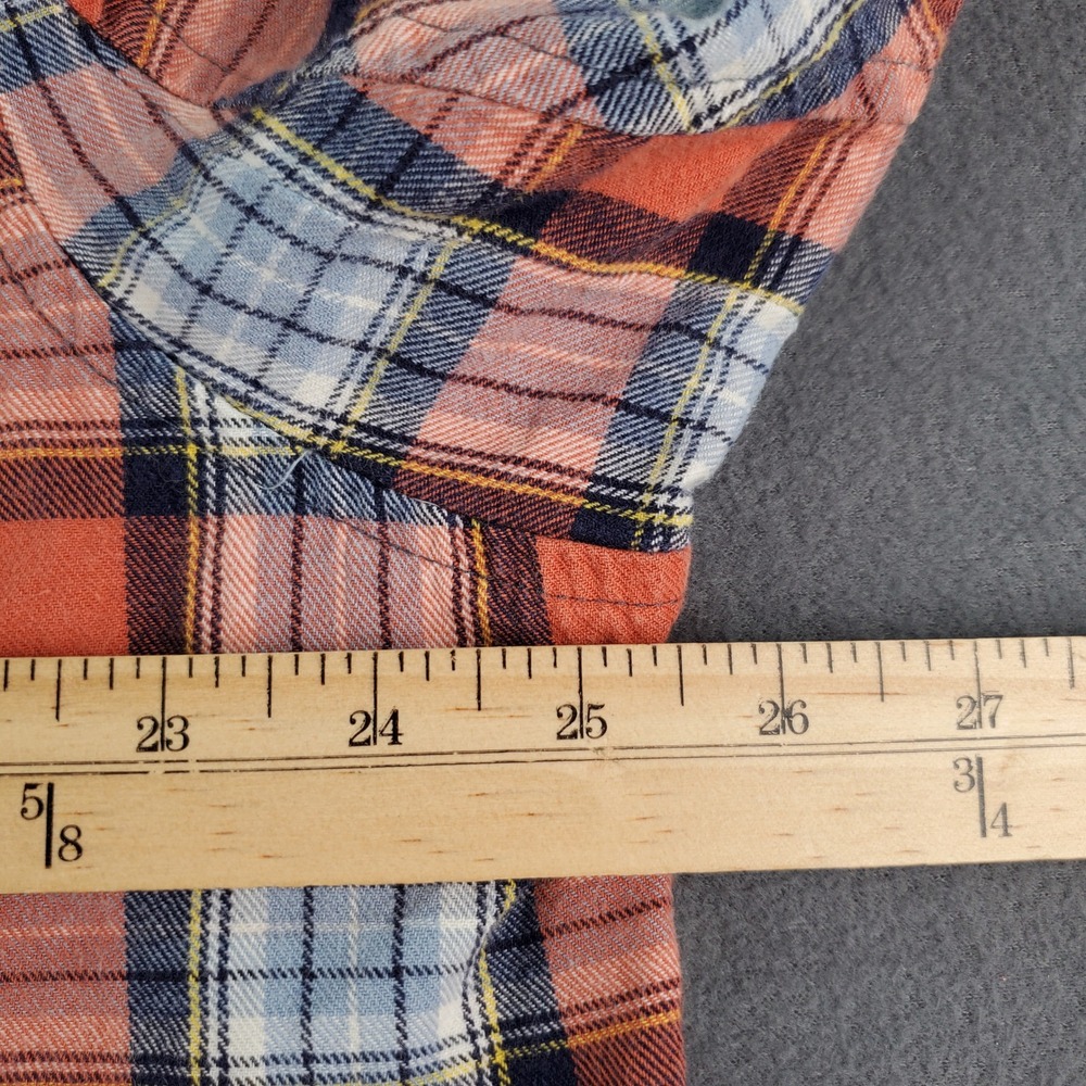 Duluth Trading Co Flannel Plaid Button Down Shirt Long Sleeve Men XL Cotton - Picture 4 of 6
